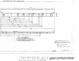 Great Northern Engineering Drawing, Power Plant at East Glacier Park, Montana, undated