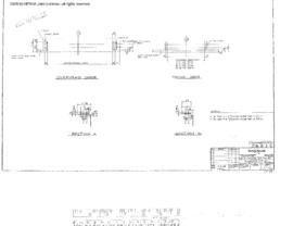 Great Northern Engineering Drawing, Car Shop at Interbay, Washington, 1968