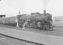 Northern Pacific steam locomotive 2603 at Tacoma, Washington, circa 1943.