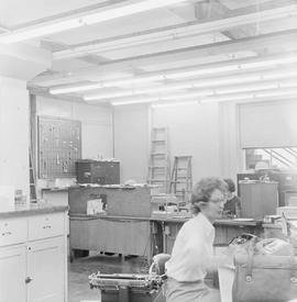 Northern Pacific dispatchers office at Tacoma, Washington, in 1966.