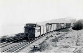 Great Northern Railway caboose in  Washington State, undated.