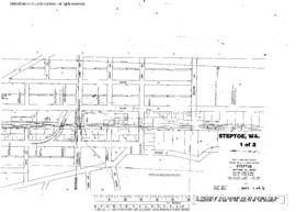 Plat Map of Great Northern Facilities at Steptoe, Washington, 1968