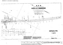 Plat Map of Northern Pacific Facilities at Copalis, Washington, 1914