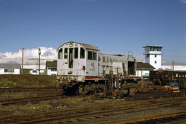 Portland Terminal Railroad diesel locomotive 45 at Portland, Oregon in 1984.