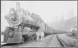 Northern Pacific passenger train at Tacoma, Washington, in 1914.