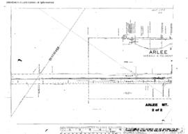 Plat Map of Northern Pacific Facilities at Arlee, Montana, 1916