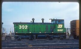 Burlington Northern 302 at Spokane, Washington in 1978.