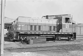 Modesto and Empire Traction Company Diesel Locomotive Number 602 at Modesto, California in June, ...