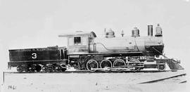 Colorado & Wyoming Railway Steam Locomotive Number 3 at Philadelphia, Pennsylvania, circa 1900.