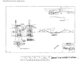 Great Northern Engineering Drawing, Sewage Facilities at Bieber, California, 1974