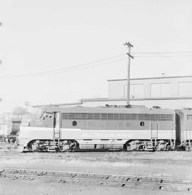 Northern Pacific diesel locomotive number 6502 at Auburn, Washington.