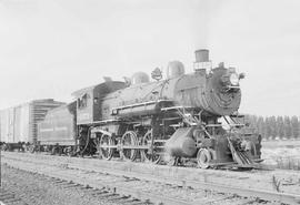 Northern Pacific steam locomotive 1373 at Black River, Washington, in 1949.