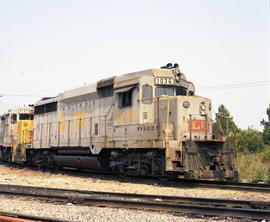 Louisville and Nashville Railroad diesel locomotive 1036 at Pascagoula, Mississippi on July 25, 1...