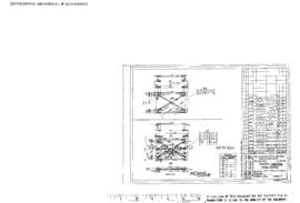 Northern Pacific Engineering Drawing: Shop Plan - Cross Frame, Turntable, Missoula, Montana, undated