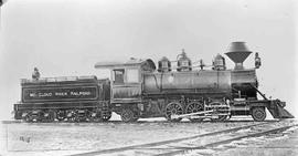 Mccloud River Railroad Steam Locomotive Number 8 at Philadelphia, Pennsylvania in 1901.