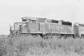 Burlington Northern diesel locomotive 2541 at Auburn, Washington in 1971.