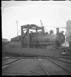 Pacific Coast Railroad steam locomotive number 15 at Seattle, Washington in 1951.