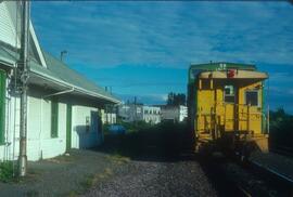 Burlington Northern 10134 at Blaine, Washington in 1990.