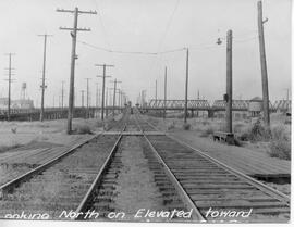 Seattle Municipal Railway Track, Seattle, Washington, circa 1925