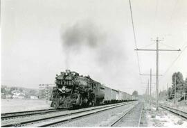 Great Northern Railway steam locomotive 2122 at Black River, Washington, undated.