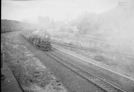 Northern Pacific steam locomotive number 2626 in Washington, circa 1946.