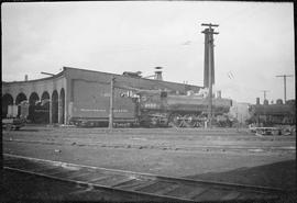 Northern Pacific steam locomotive 2110 at Tacoma, Washington, circa 1934.