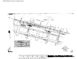 Northern Pacific Engineering Drawing, Depot at Kelso, Washington, 1910