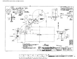 Burlington Northern Engineering Drawing, Wastewater Treatment Facility at Auburn, Washington, 1978