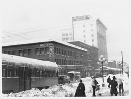 Seattle & Rainier Valley Railway cars in Seattle, Washington, 1916