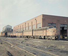 Chicago, Milwaukee, St. Paul & Pacific Railroad Company diesel locomotive number 82A at Tacom...