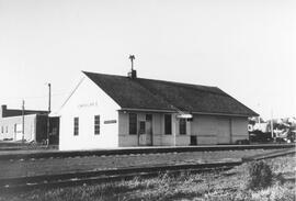 Great Northern Depot at Powers Lake, North Dakota, 1968