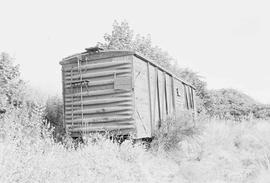 Northern Pacific Railroad Box Car Number 207947, at Ridgefield, Washington in August, 1976.