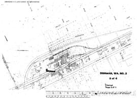 Plat Map of Union Pacific Facilities at Dishman, Washington, 1959