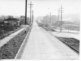 Seattle & Rainier Valley Railway tracks in Seattle, Washington, 1936