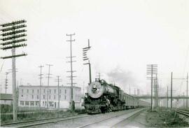 Great Northern Railway steam locomotive 2500 at Georgetown, Washington in 1941.