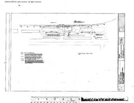 Amtrak Engineering Drawing, Amtrak Depot at Tacoma, Washington, 1983