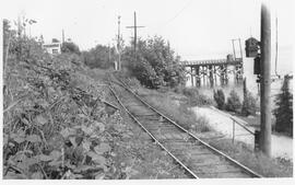 Seattle & Rainier Valley Railway tracks in Seattle, Washington, 1936