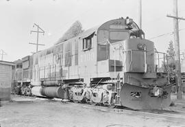 Southern Pacific Railroad diesel locomotive number 7809 at Auburn, Washington in 1970.