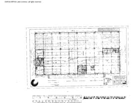 Spokane, Portland, and Seattle Railway Engineering Drawing, Warehouse at East Third and East Ash ...