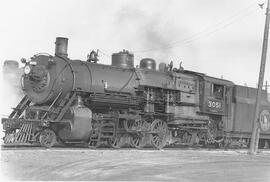 Great Northern Steam Locomotive 3051 at Hillyard, Washington, 1935