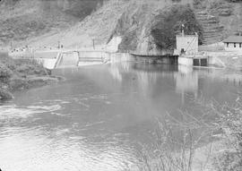 Green River dam at Headworks, Washington, circa 1944.