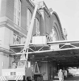Northern Pacific signal equipment at Tacoma, Washington, in 1967.
