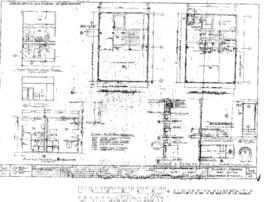 Chicago, Burlington and Quincy Engineering Drawing, Yard Office at Alliance, Nebraska, 1981