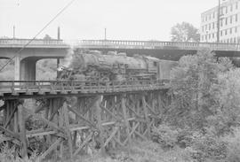 Chicago, Milwaukee, St. Paul & Pacific Railroad Company steam locomotive number 65 at Tacoma,...