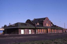 Northern Pacific depot in Ellensburg, Washington in 1987.