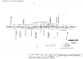 Plat Map of Northern Pacific Facilities at Dumas, Washington, undated