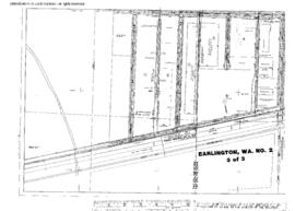 Plat Map of Pacific Coast Railroad Facilities at Earlington, Washington, 1965