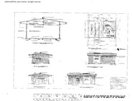 Spokane, Portland, and Seattle Railway Engineering Drawing, Section Tool House at Tualatin, Orego...