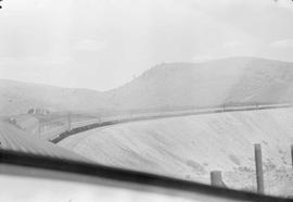 Northern Pacific North Coast Limited near Spire Rock, Montana, in 1955.