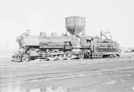 Northern Pacific steam locomotive 1533 at Pasco, Washington, in 1953.